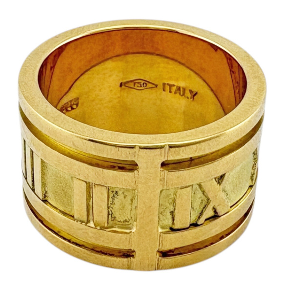 Pre-owned Tiffany Atlas Wide Ring, 18k gold, for women, TIFFANY & Co. - Picture 5 of 8